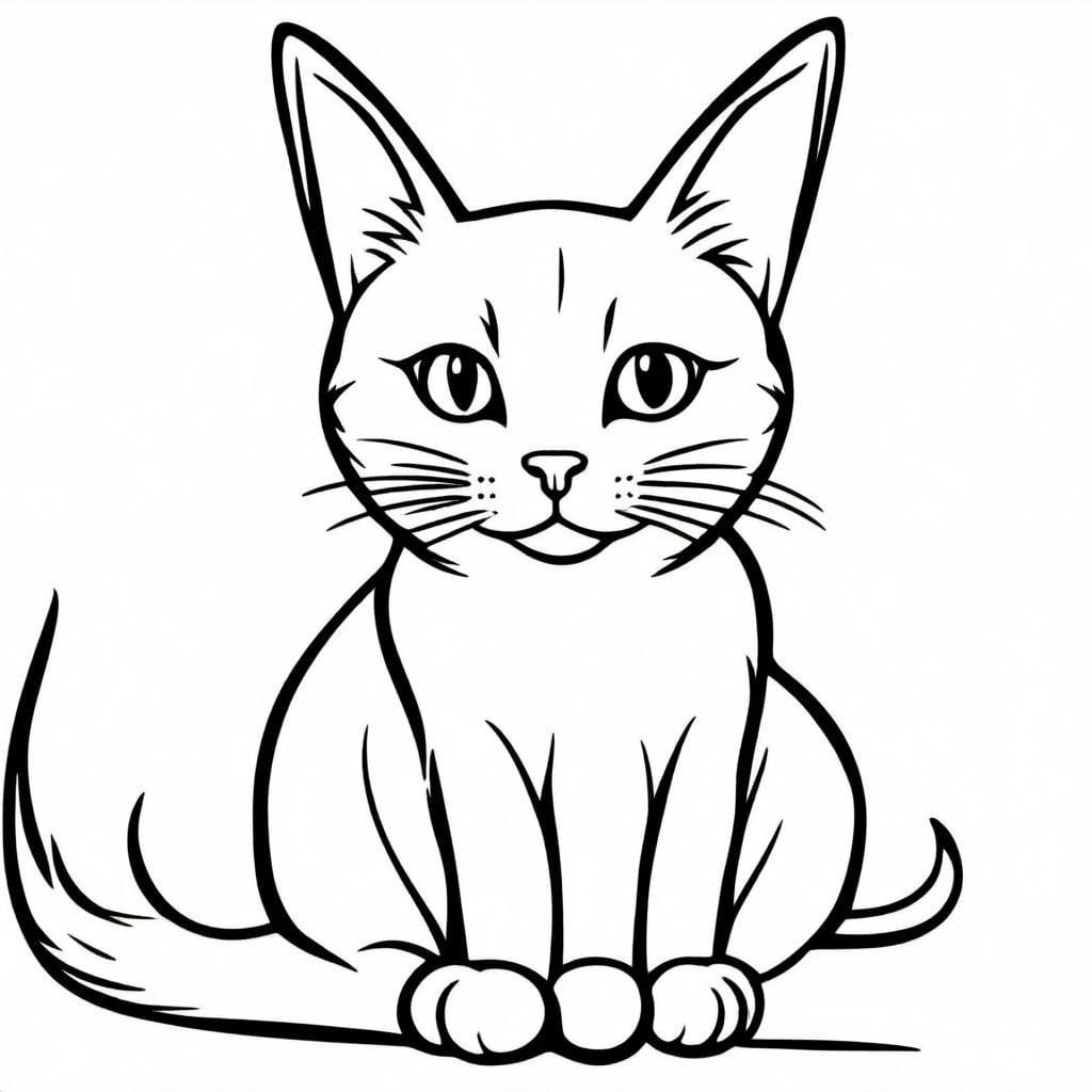 Coloring pages cat