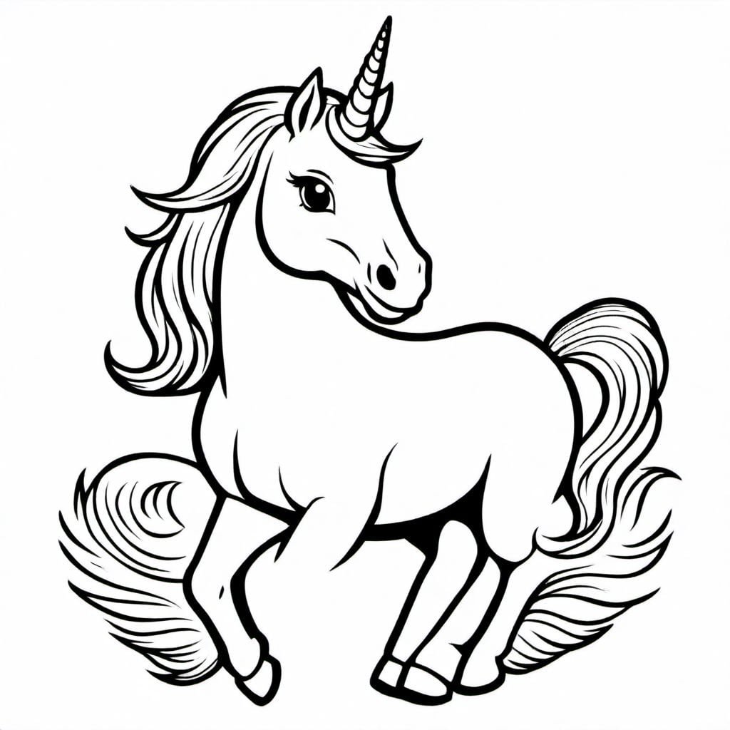 Coloring pages Unicorn