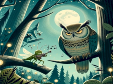 The Owl and the Grasshopper