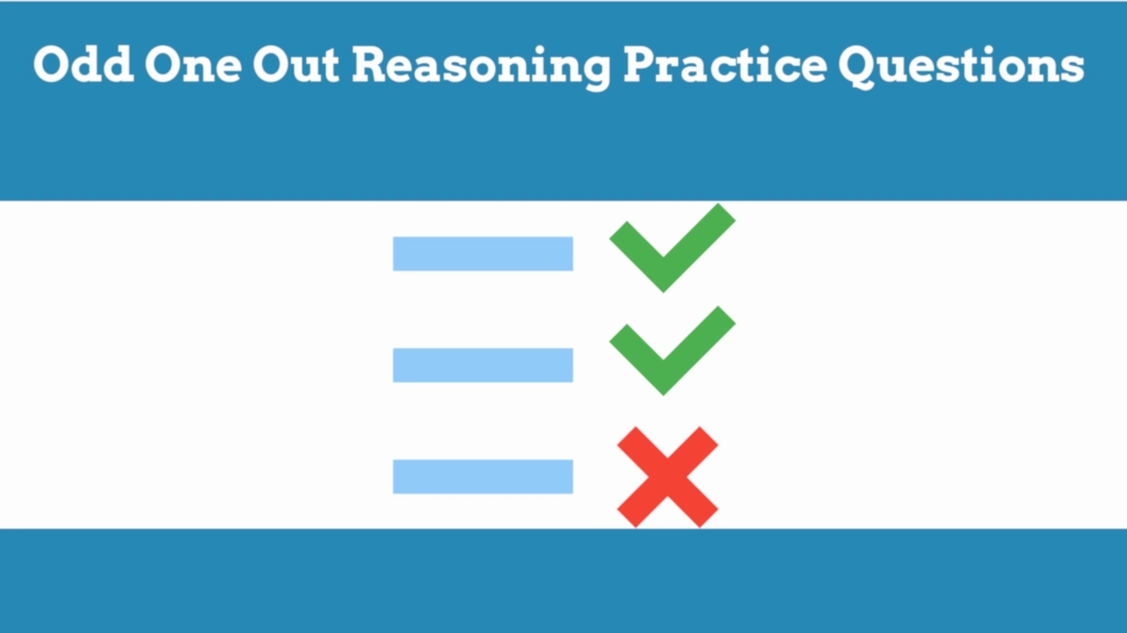 Odd One Out Reasoning Practice Questions